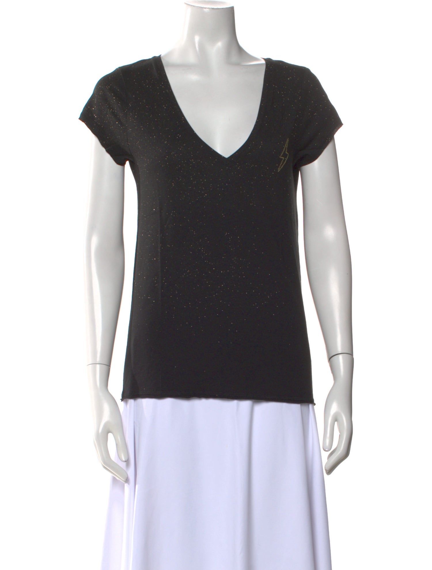 Zadig & Voltaire V-Neck Short Sleeve T-Shirt