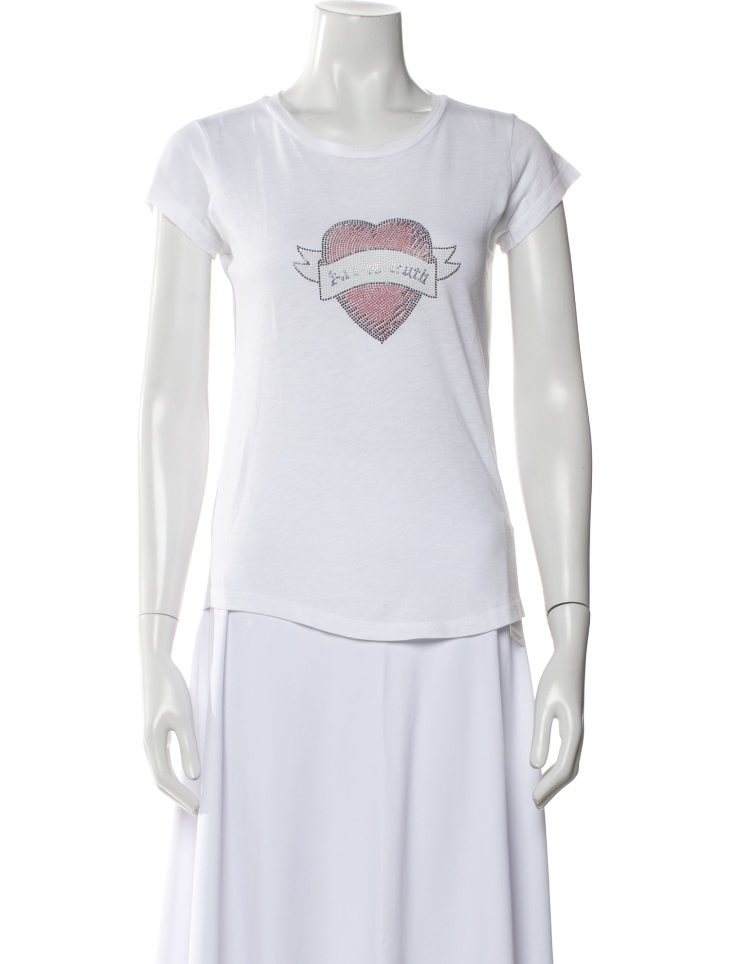 Zadig & Voltaire Graphic Print Crew Neck T-Shirt