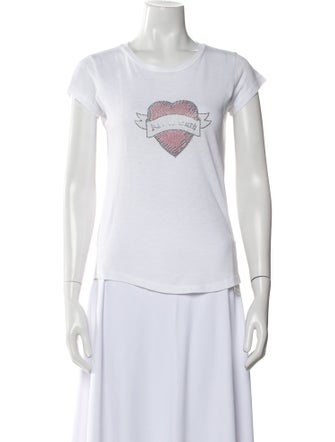 Zadig & Voltaire Graphic Print Crew Neck T-Shirt