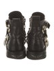 Zadig & Voltaire Leather Studded Accents Combat Boots