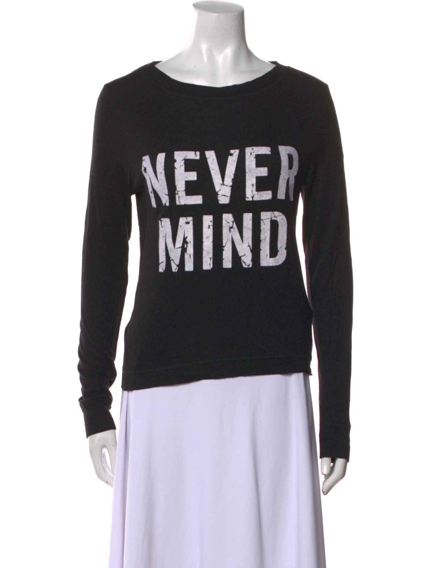 Zadig & Voltaire Graphic Print Scoop Neck Sweatshirt