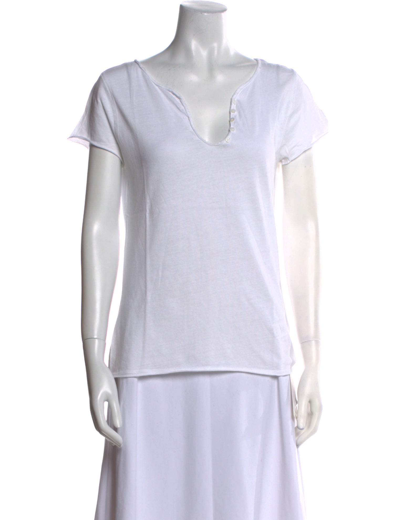 Zadig & Voltaire V-Neck Short Sleeve T-Shirt