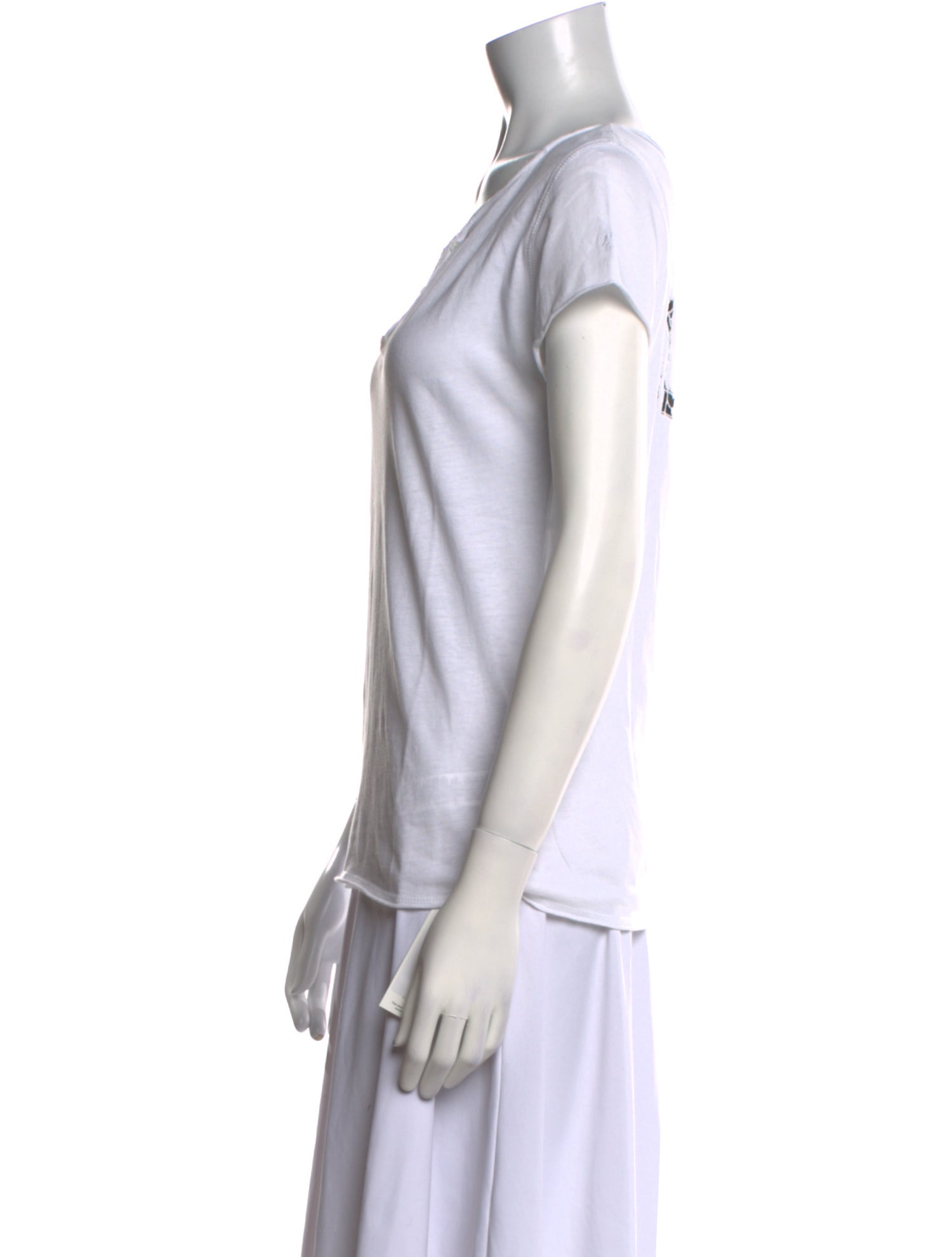 Zadig & Voltaire V-Neck Short Sleeve T-Shirt