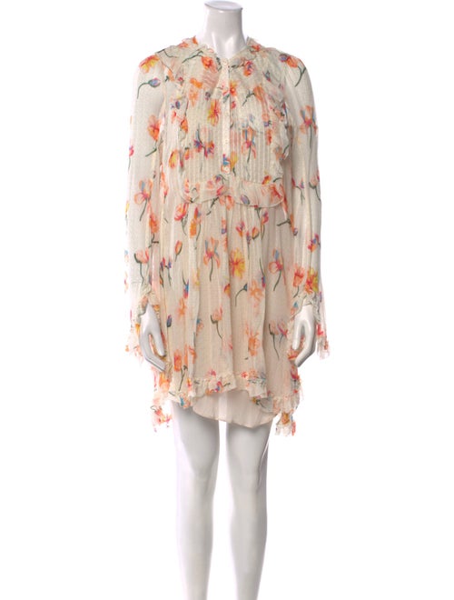 Zadig & Voltaire Floral Print Mini Dress