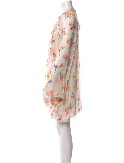 Zadig & Voltaire Floral Print Mini Dress