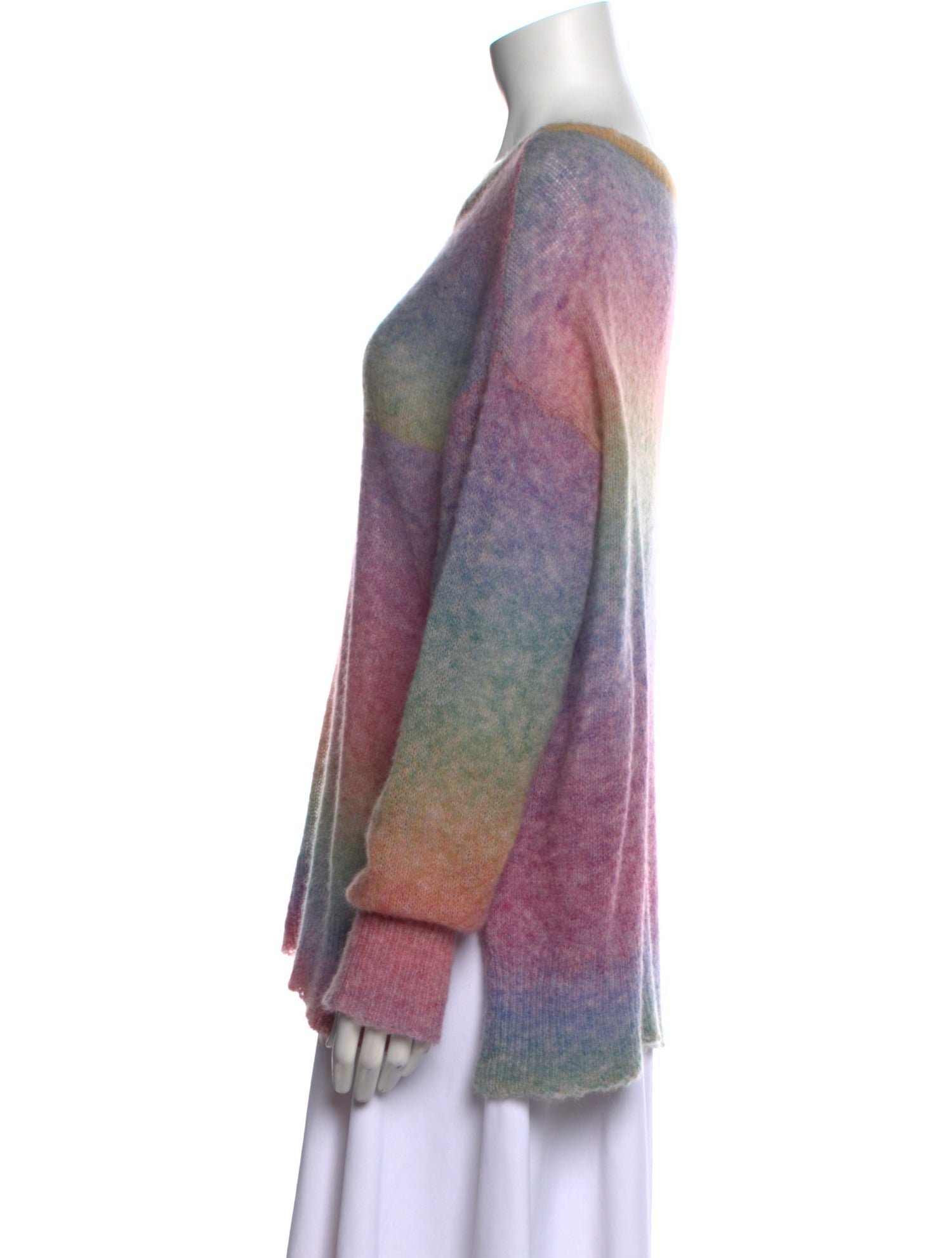 Zadig & Voltaire Striped Scoop Neck Sweater