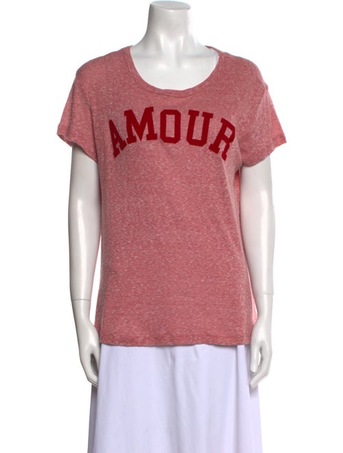 Zadig & Voltaire Graphic Print Scoop Neck T-Shirt