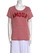 Zadig & Voltaire Graphic Print Scoop Neck T-Shirt