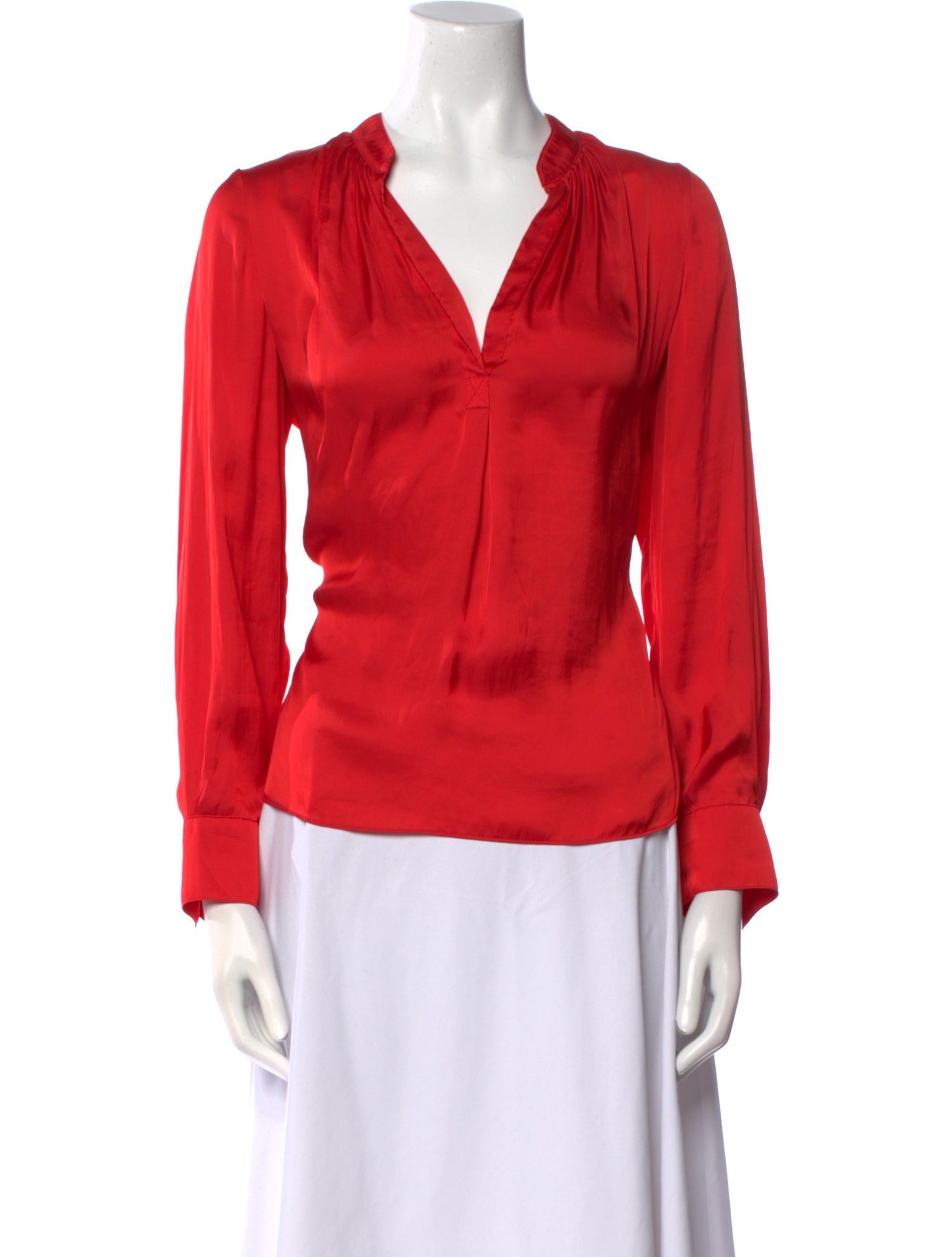 Zadig & Voltaire V-Neck Long Sleeve Blouse