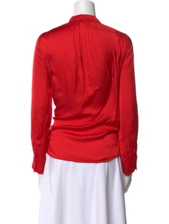 Zadig & Voltaire V-Neck Long Sleeve Blouse