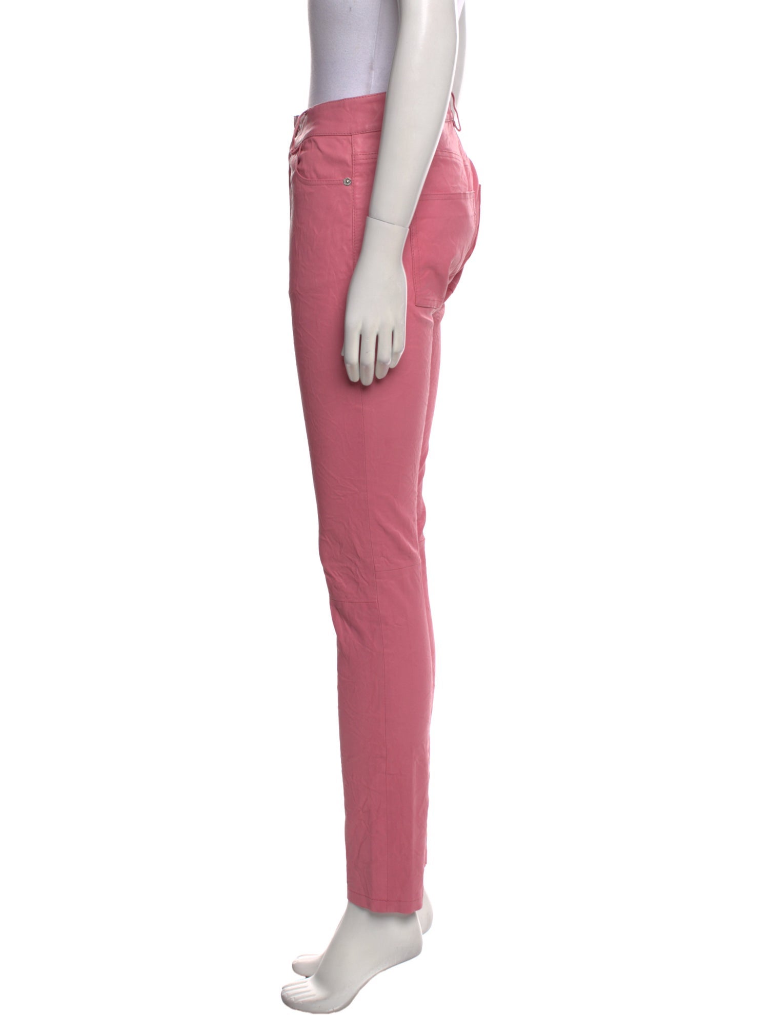 Zadig & Voltaire Lamb Leather Skinny Leg Pants