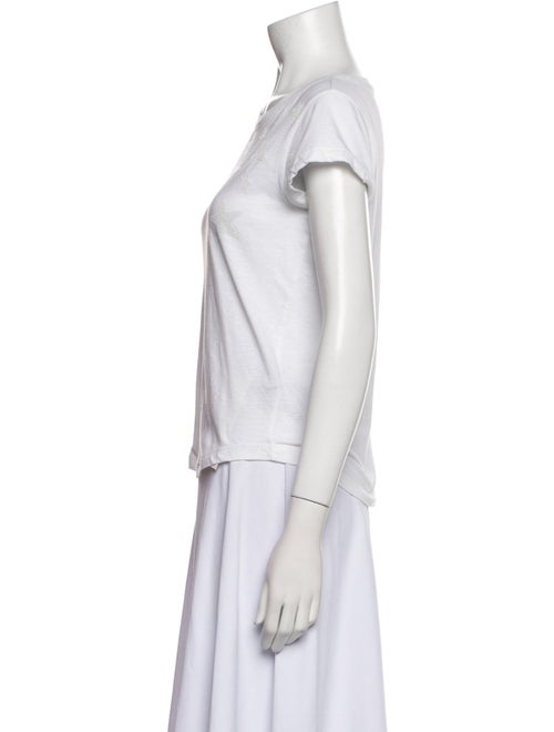 Zadig & Voltaire Scoop Neck Short Sleeve T-Shirt