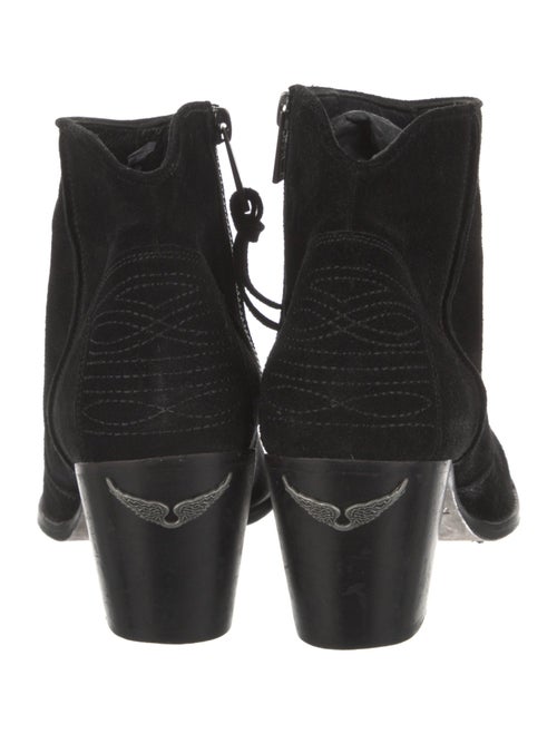 Zadig & Voltaire Suede Western Boots