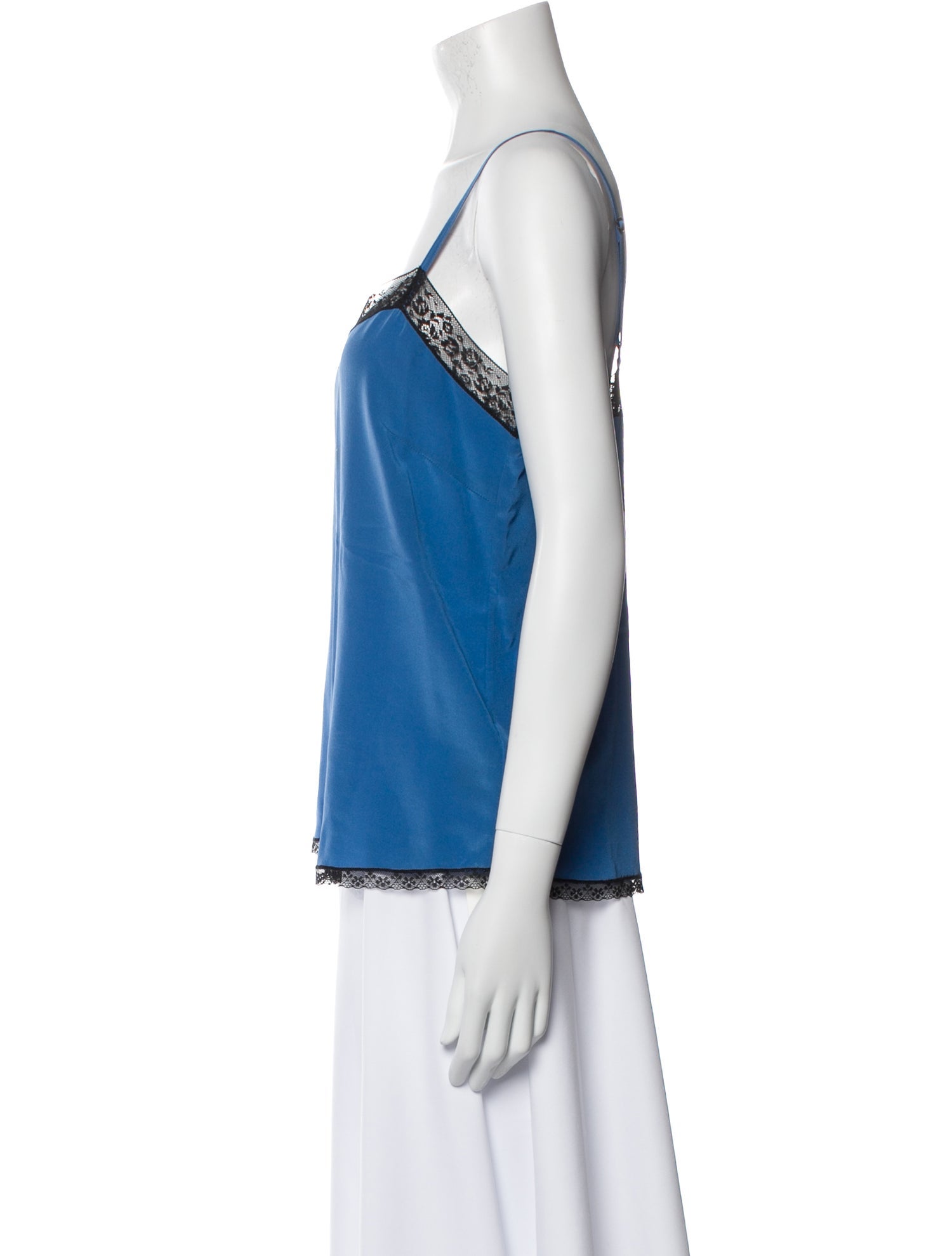 Zadig & Voltaire Silk Square Neckline Top