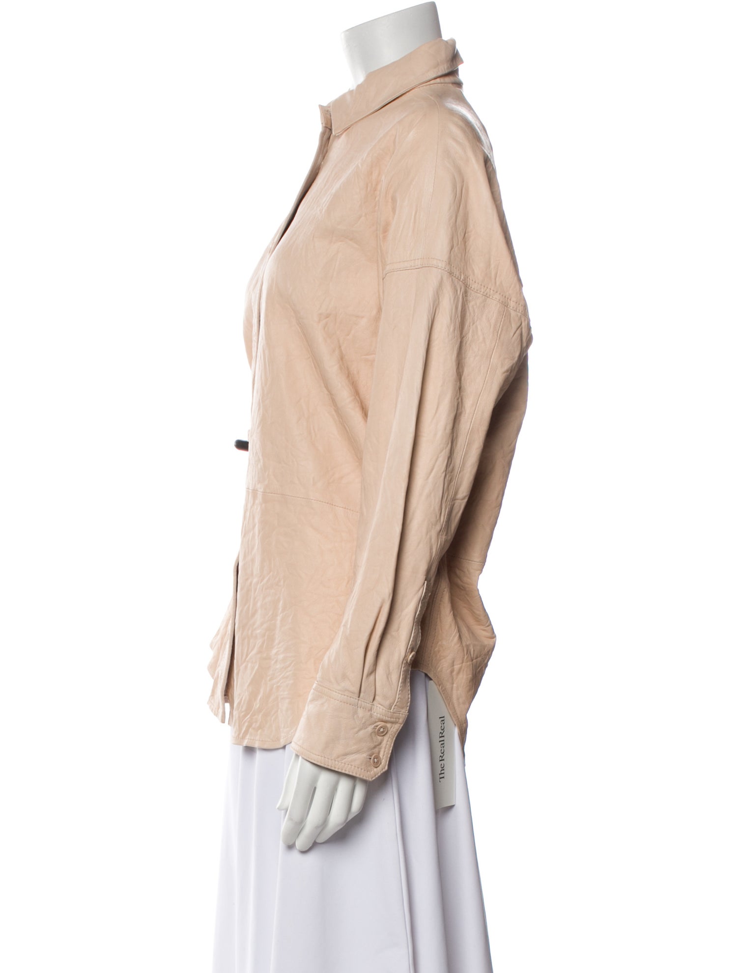 Zadig & Voltaire Lamb Leather Utility Jacket