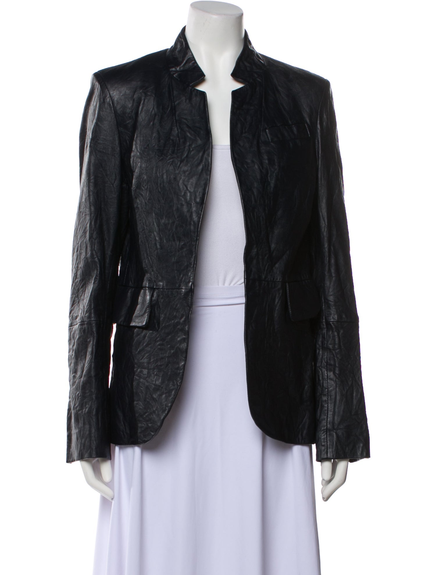 Zadig & Voltaire Leather Blazer