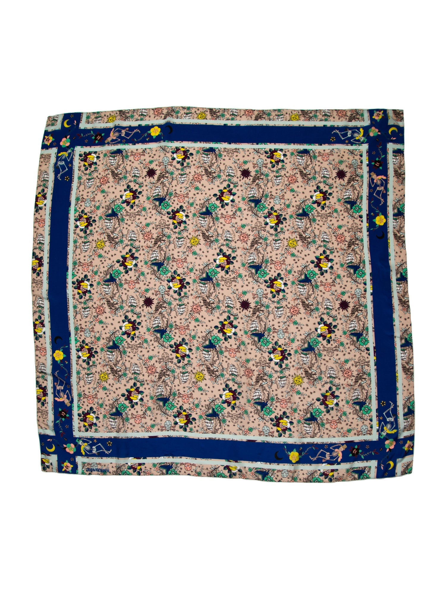 Zadig & Voltaire Floral Print Scarf