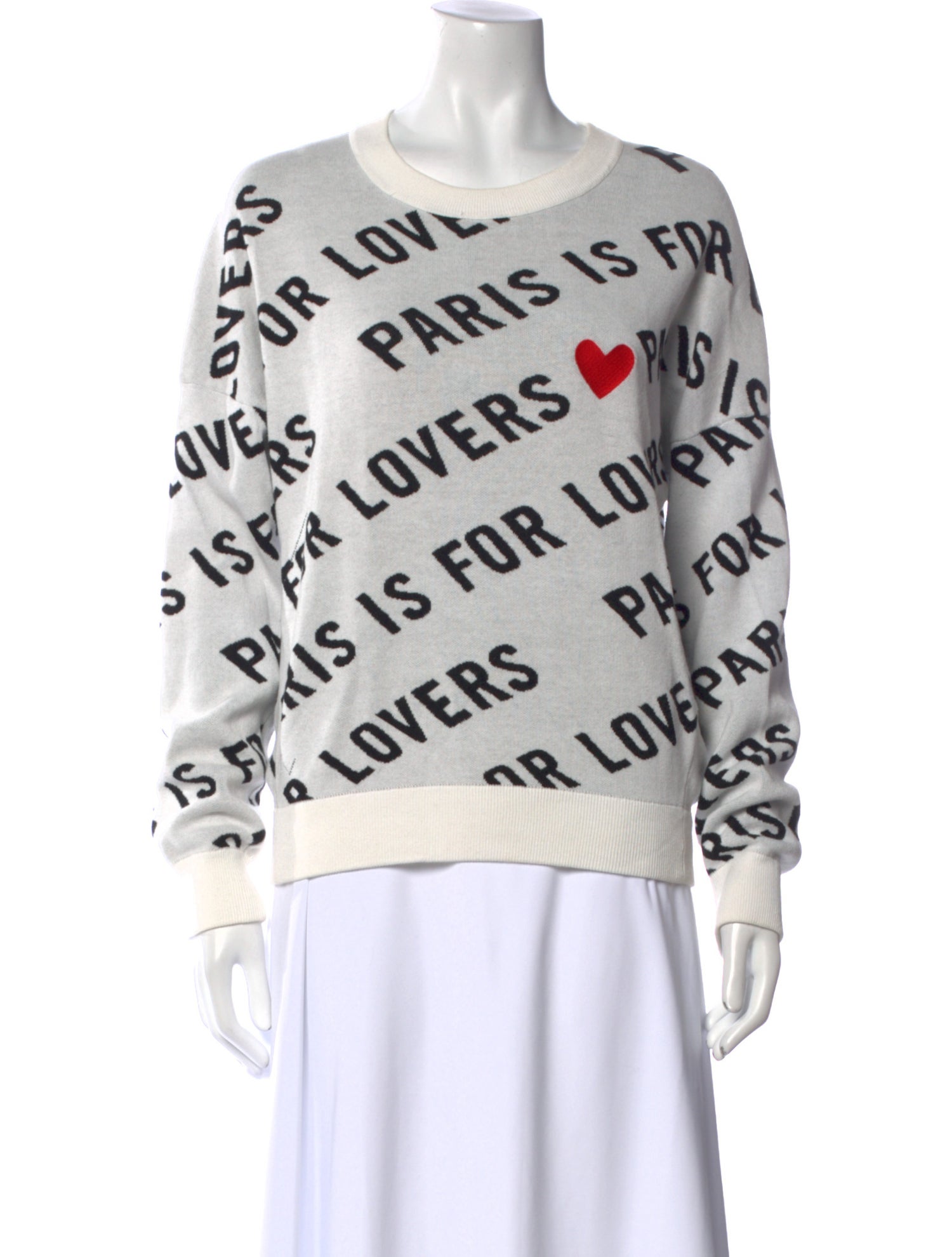 Zadig & Voltaire Printed Crew Neck Sweater