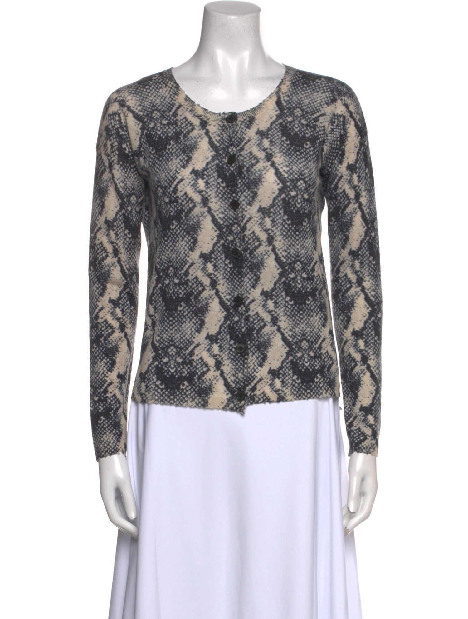 Zadig & Voltaire Cashmere Animal Print Sweater