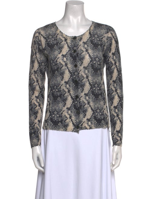 Zadig & Voltaire Cashmere Animal Print Sweater