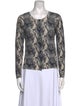 Zadig & Voltaire Cashmere Animal Print Sweater