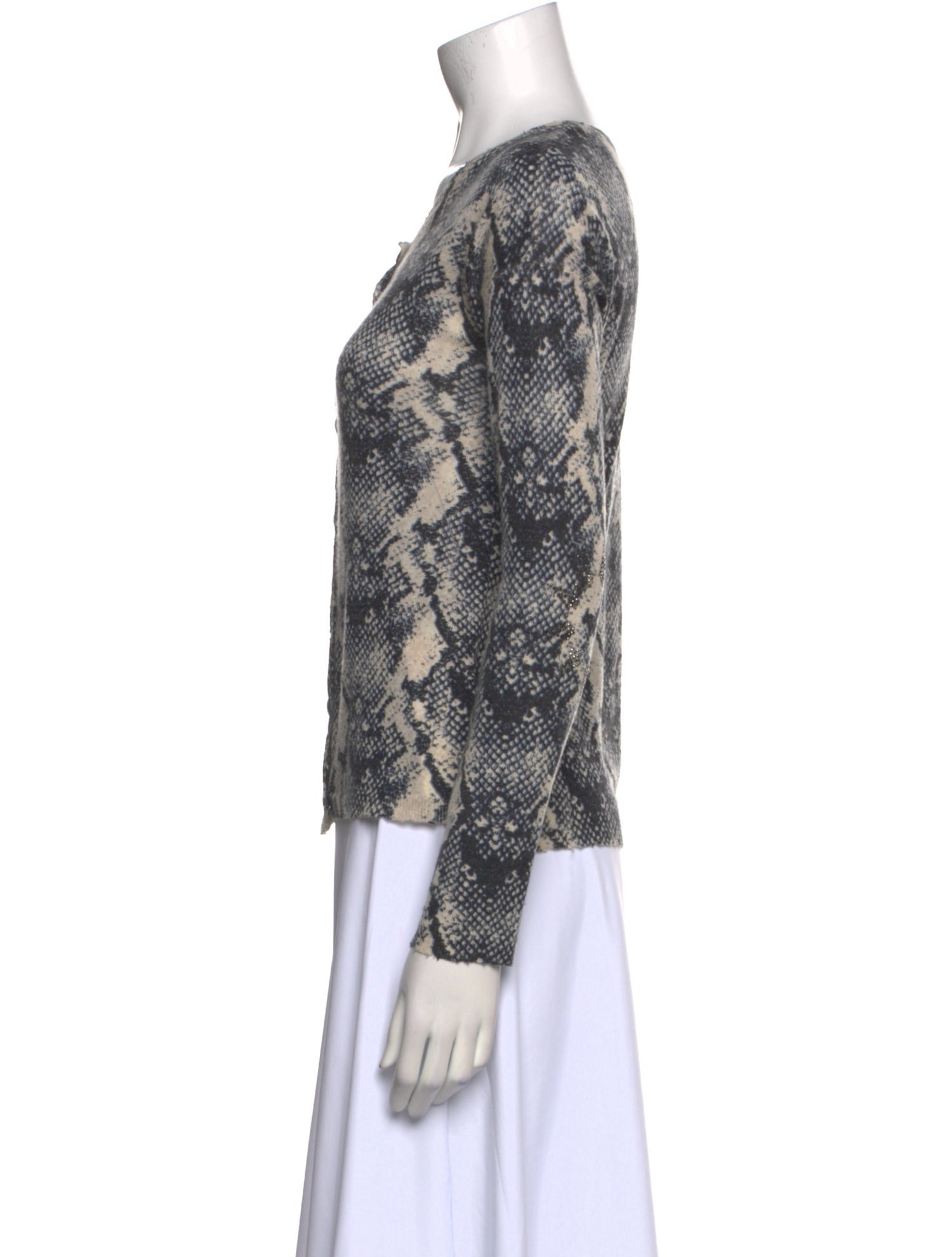 Zadig & Voltaire Cashmere Animal Print Sweater
