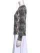 Zadig & Voltaire Cashmere Animal Print Sweater