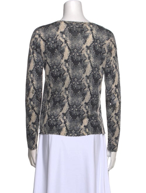Zadig & Voltaire Cashmere Animal Print Sweater