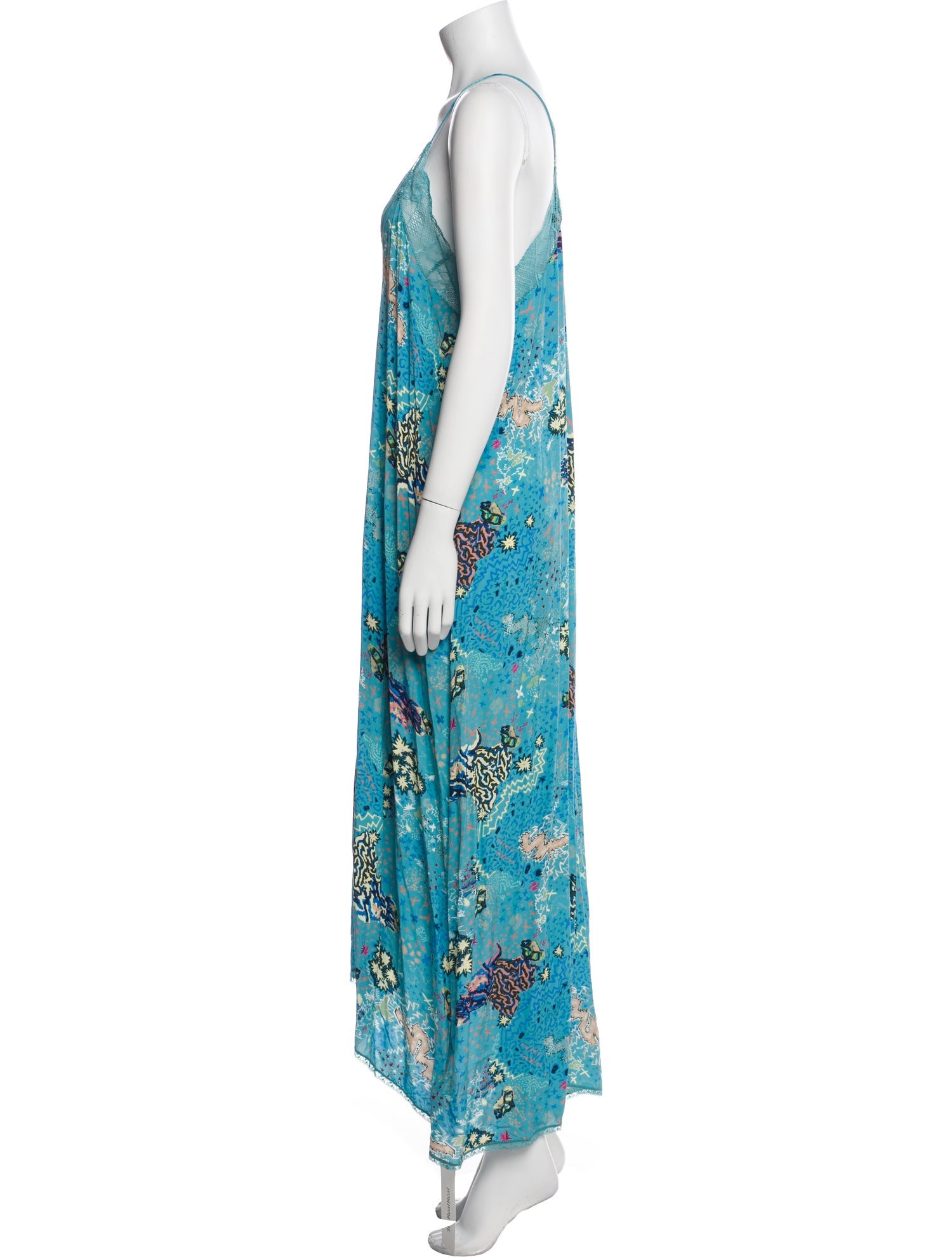 Zadig & Voltaire Floral Print Long Dress