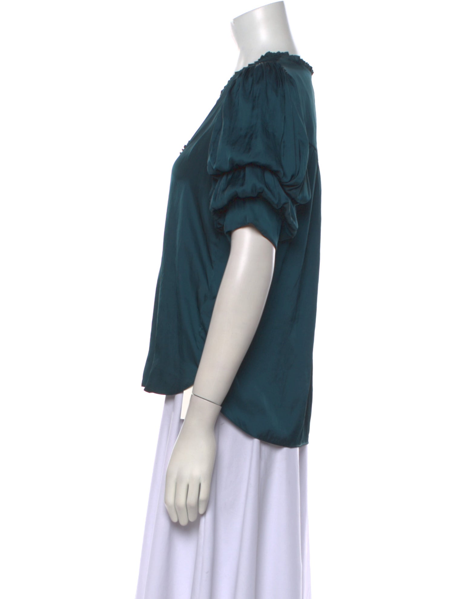 Zadig & Voltaire V-Neck Short Sleeve Blouse w/ Tags