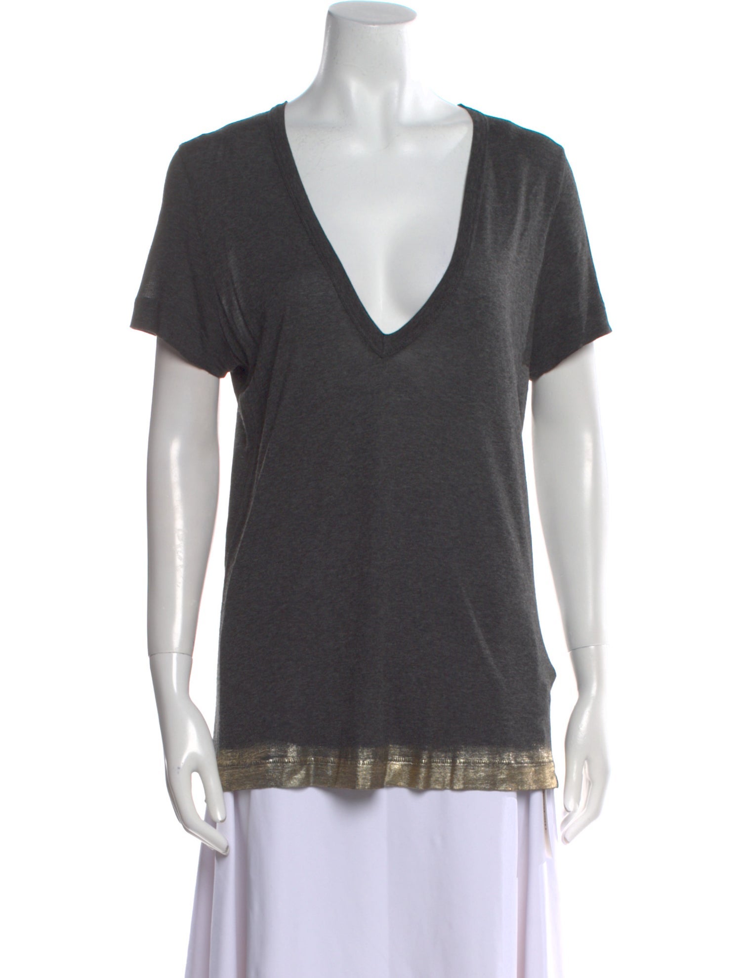 Zadig & Voltaire V-Neck Short Sleeve T-Shirt