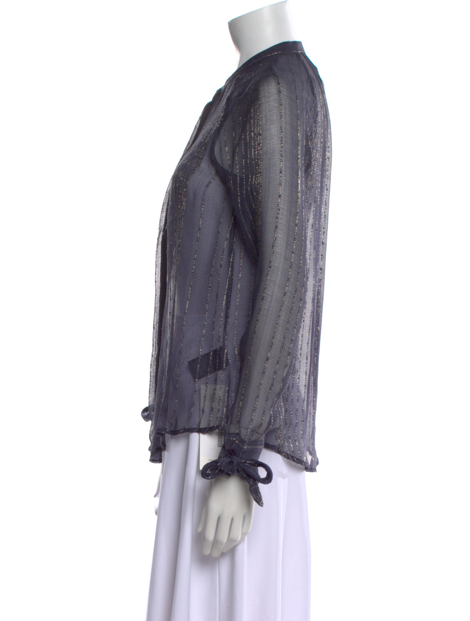 Zadig & Voltaire Long Sleeve Button-Up Top