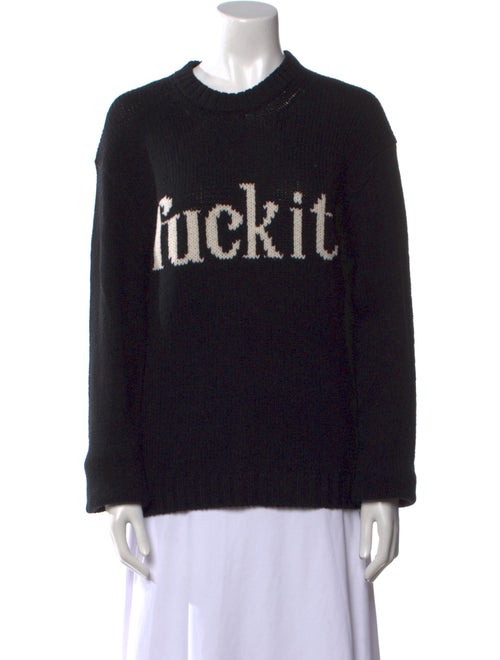 Zadig & Voltaire Merino Wool Graphic Print Sweater