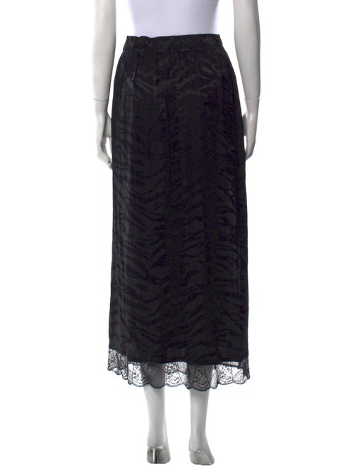 Zadig & Voltaire Silk Midi Length Skirt
