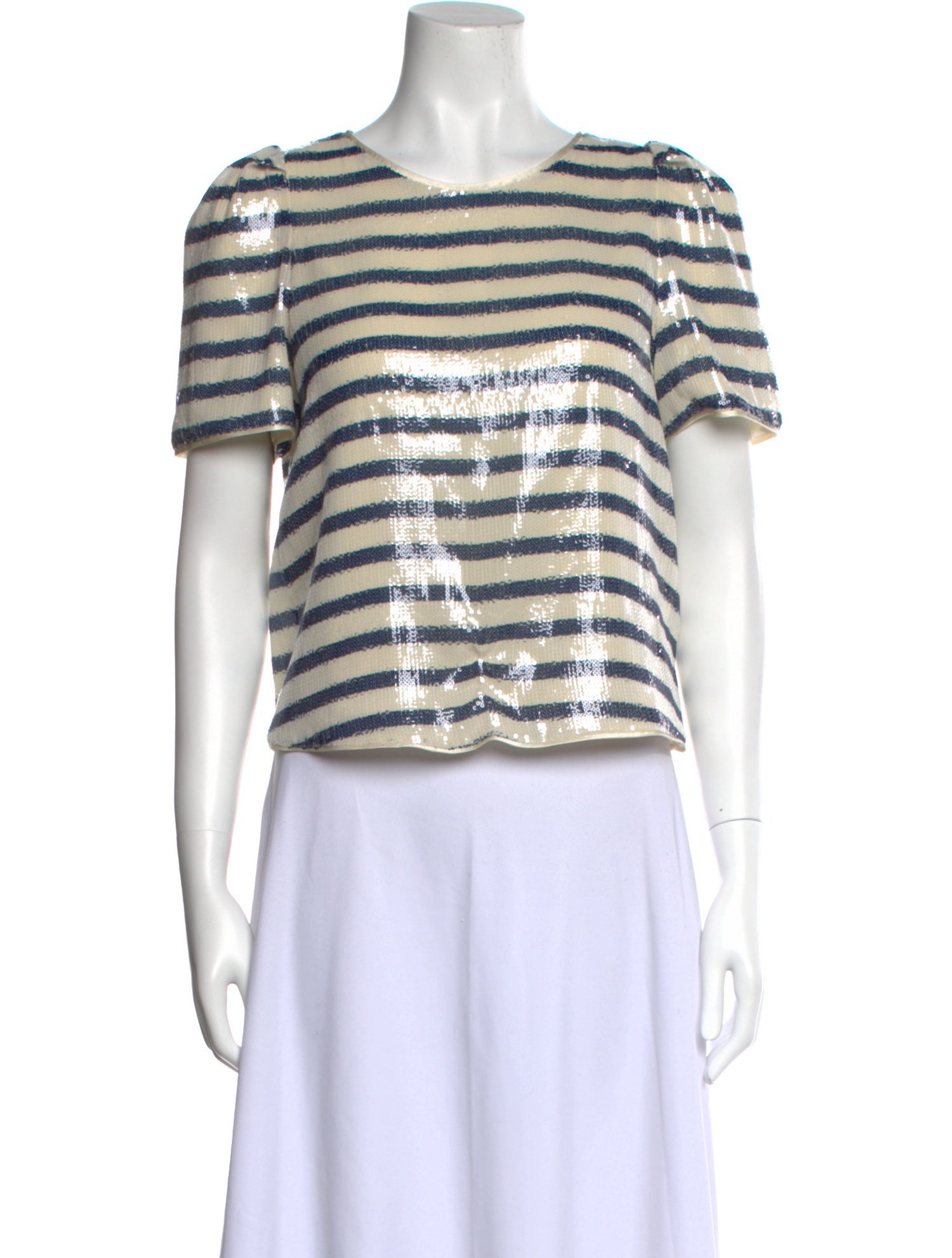 Zadig & Voltaire Striped Crew Neck T-Shirt