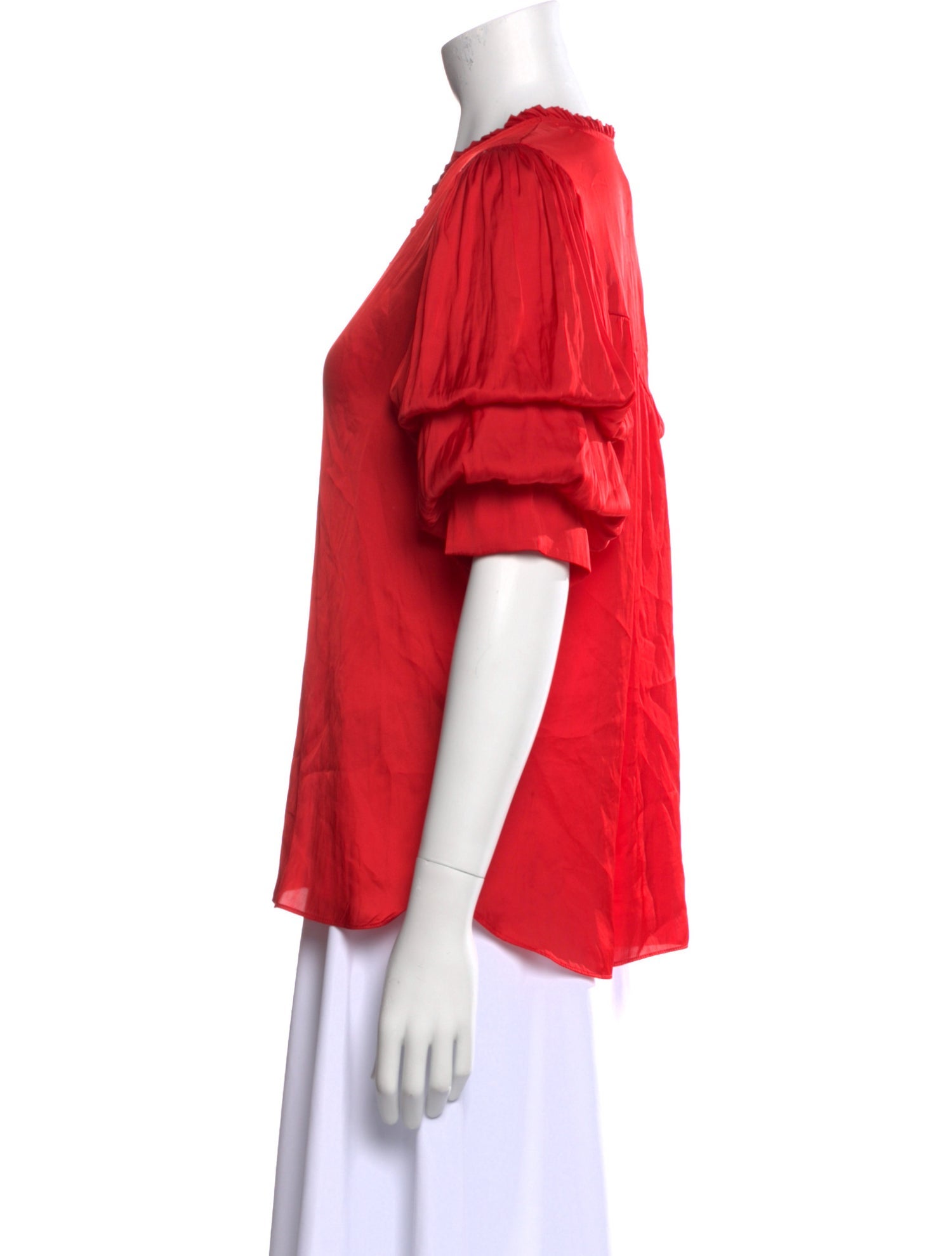 Zadig & Voltaire V-Neck Short Sleeve Blouse w/ Tags