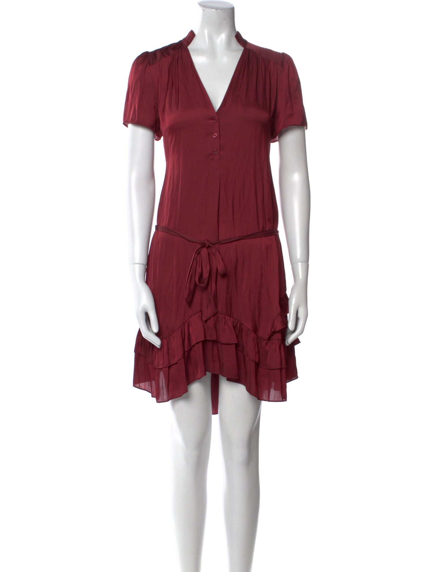 Zadig & Voltaire V-Neck Mini Dress