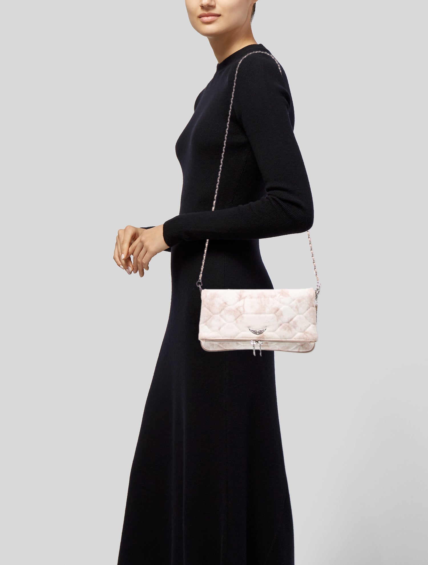 Zadig & Voltaire Denim Clutch