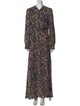 Zadig & Voltaire Floral Print Long Dress