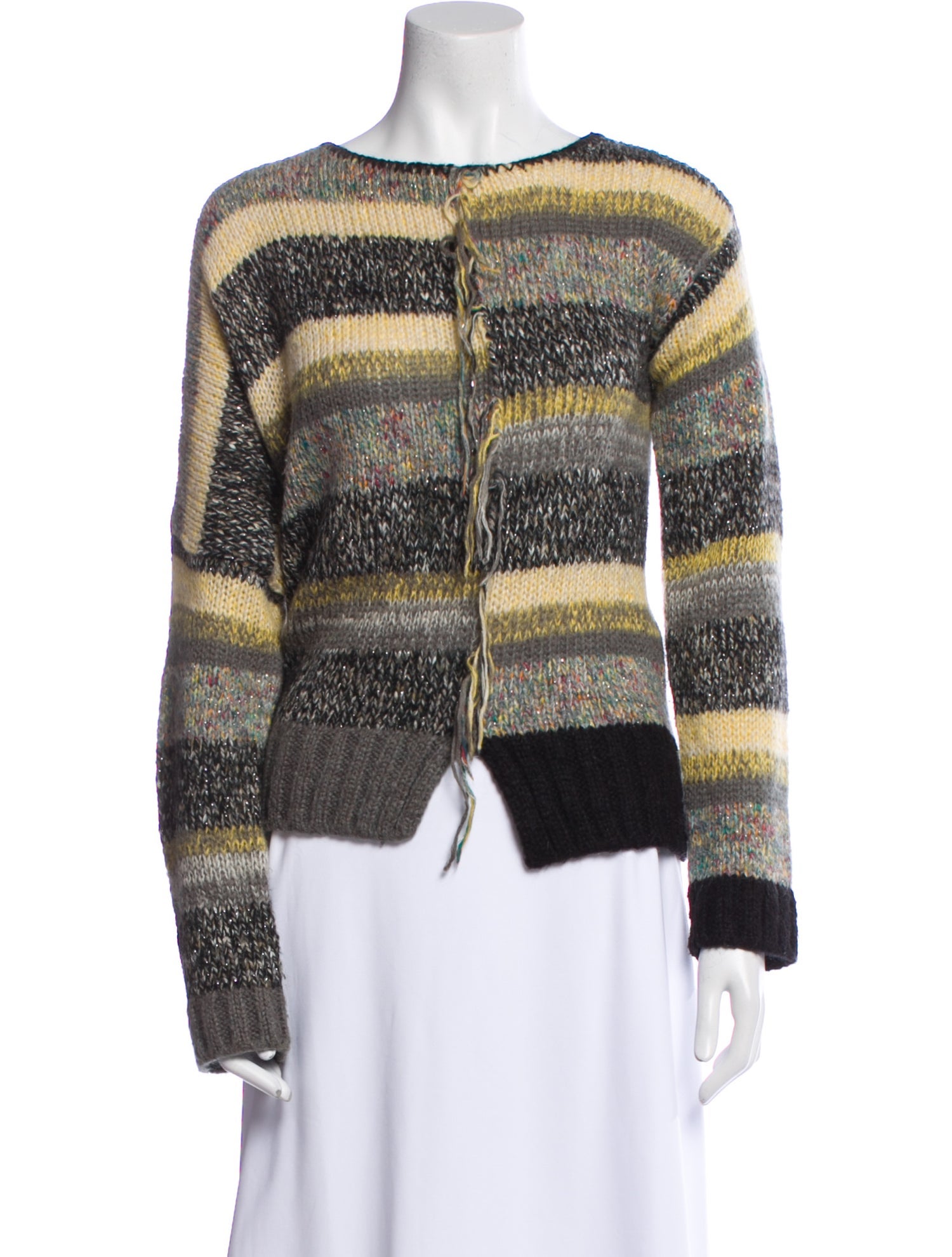 Zadig & Voltaire Striped Bateau Neckline Sweater