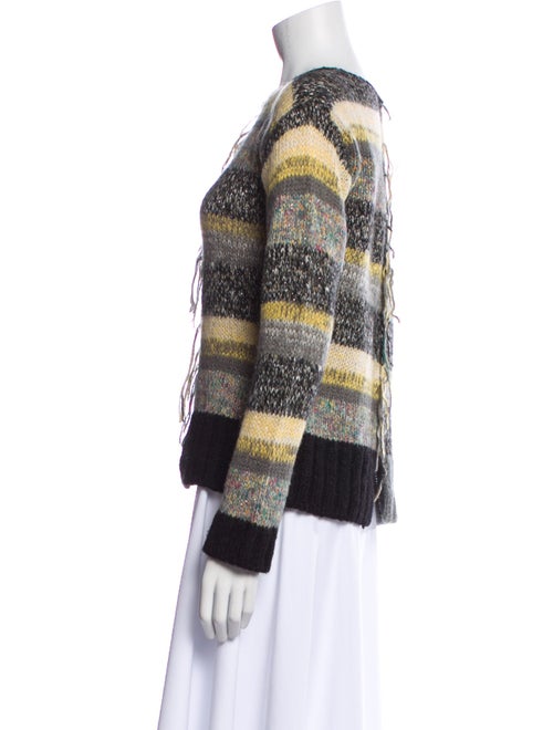 Zadig & Voltaire Striped Bateau Neckline Sweater