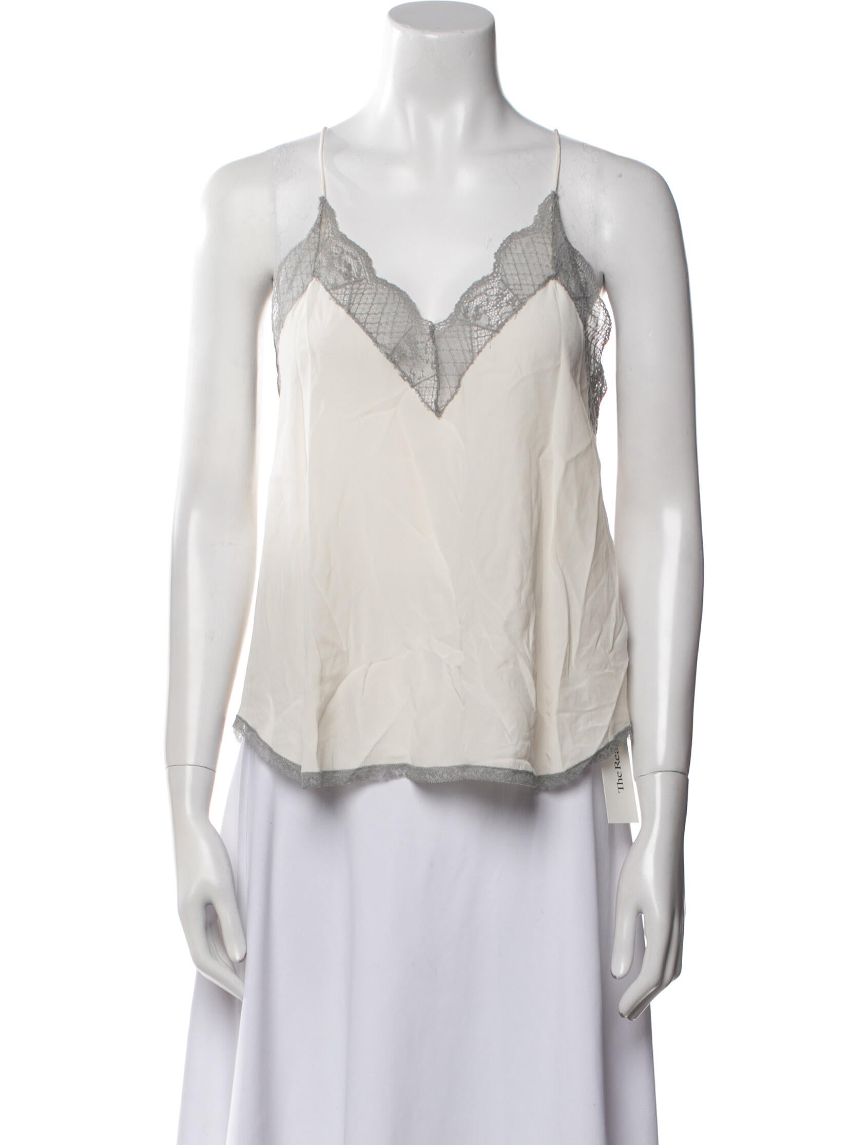 Zadig & Voltaire Silk V-Neck Top