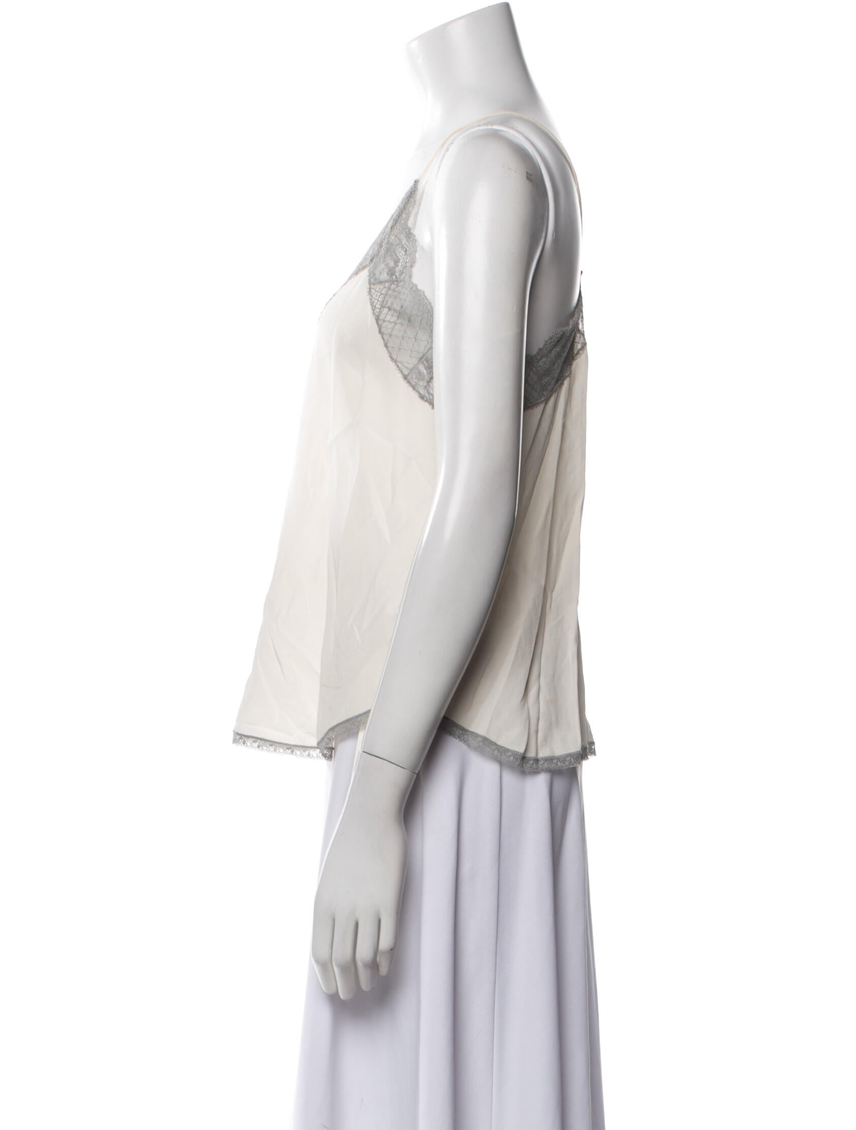 Zadig & Voltaire Silk V-Neck Top