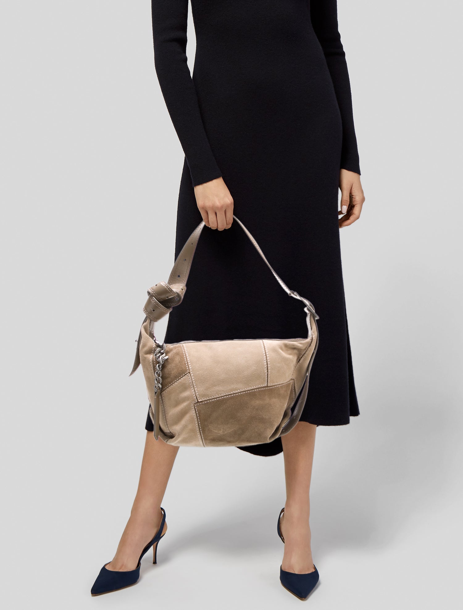 Zadig & Voltaire Suede Shoulder Bag