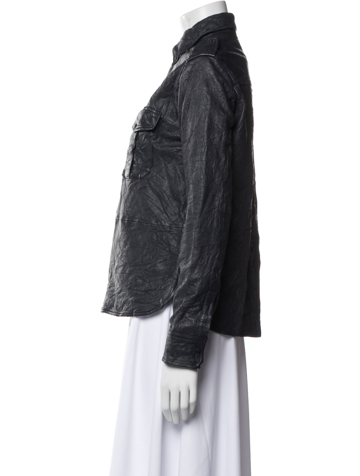 Zadig & Voltaire Lamb Leather Biker Jacket