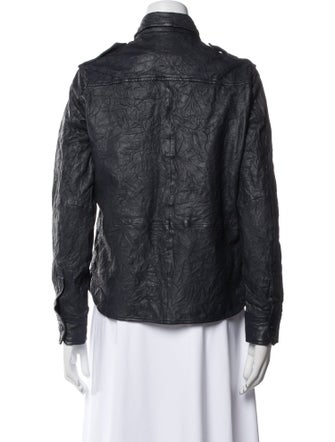 Zadig & Voltaire Lamb Leather Biker Jacket