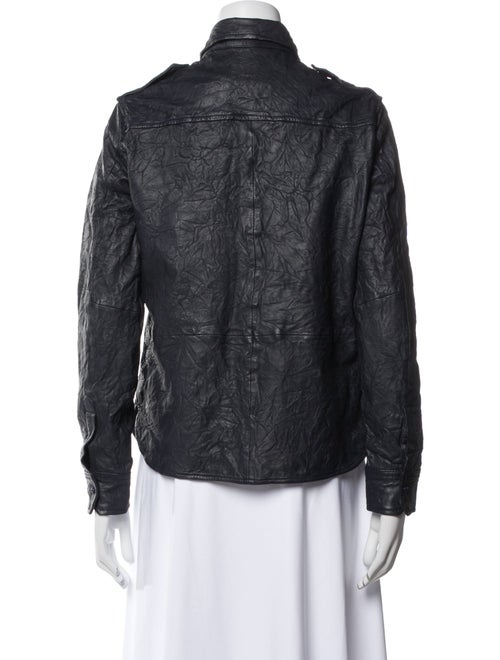 Zadig & Voltaire Lamb Leather Biker Jacket