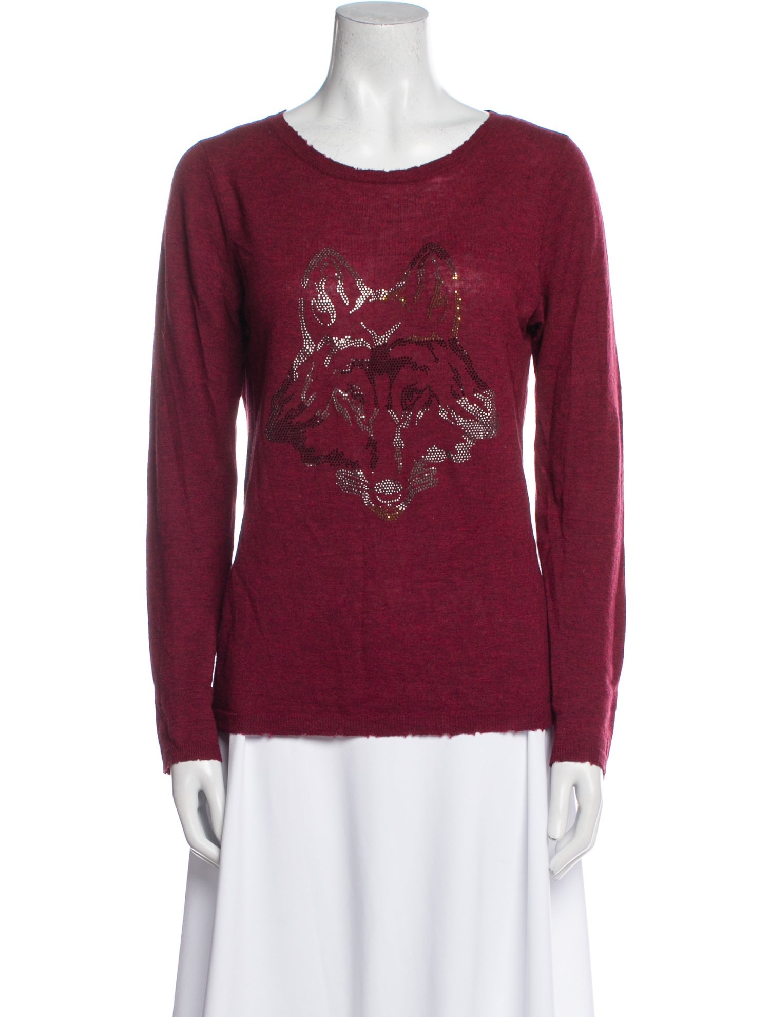 Zadig & Voltaire Cashmere Graphic Print Sweatshirt