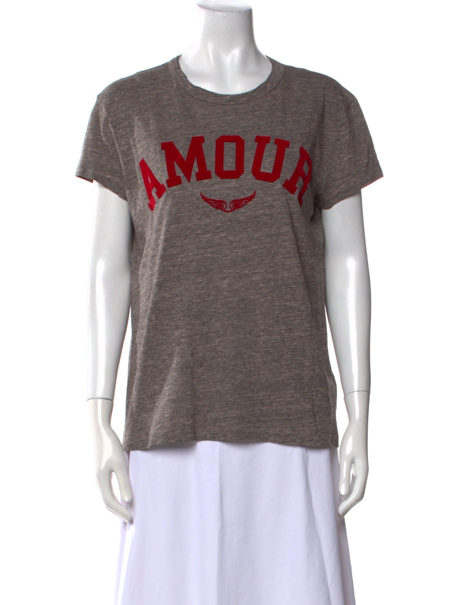 Zadig & Voltaire Graphic Print Crew Neck T-Shirt w/ Tags