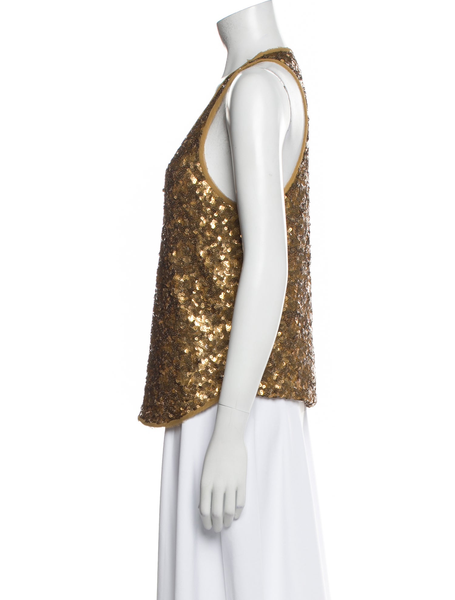 Zadig & Voltaire Scoop Neck Sleeveless Top